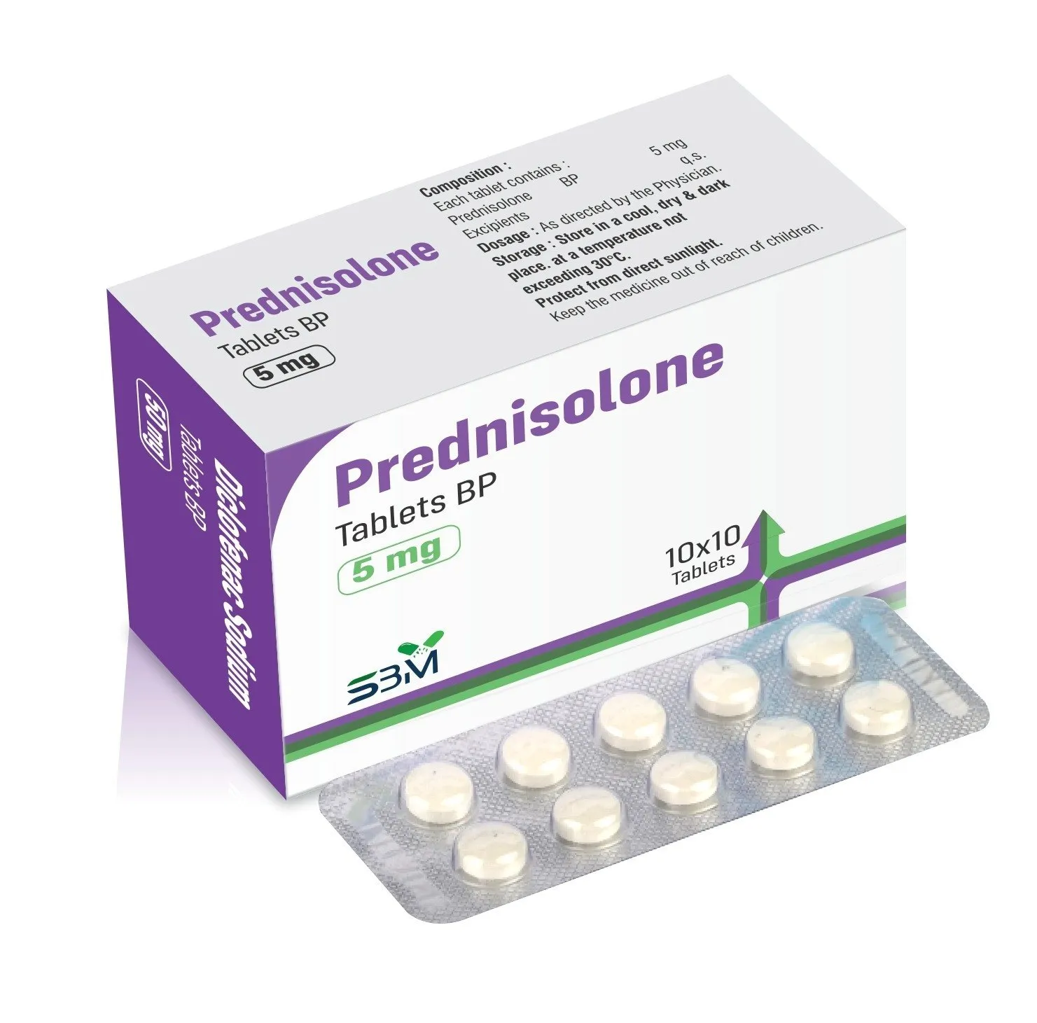 Prednisolone White 5MG