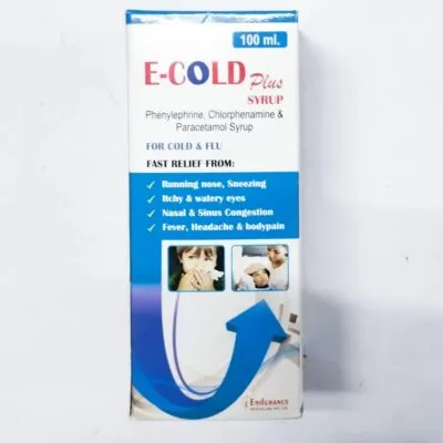 E-Cold Plus 4MG / 500MG / 5MG