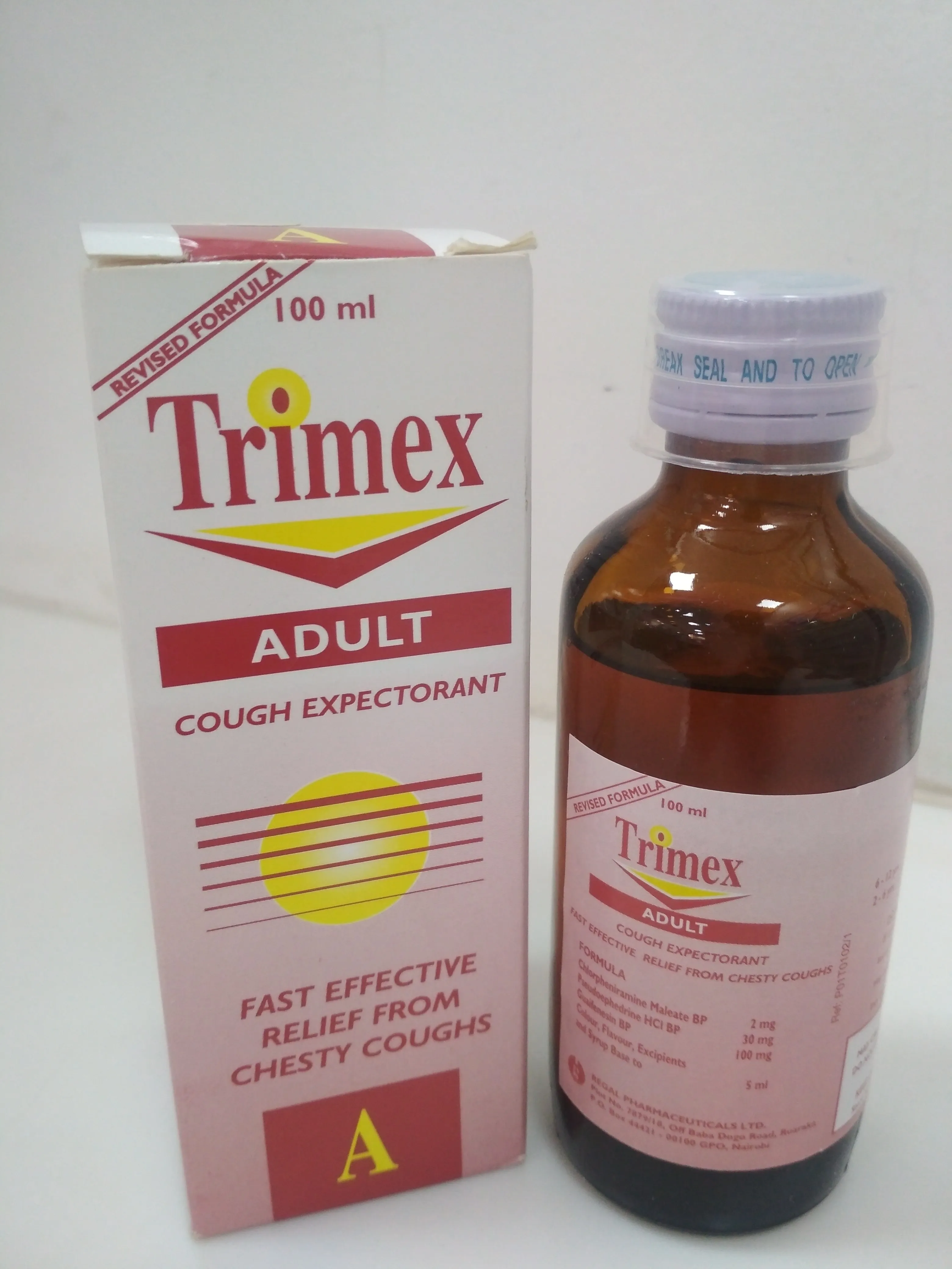 Trimex Adult 2MG / 100MG / 15MG